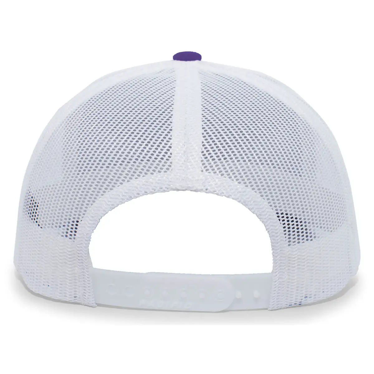 Pacific Headwear NSA Outline Series Purple Snapback Hat: 104-PUWH 4 Pacific Headwear NSA Outline Series Purple Snapback Hat: 104-PUWH - Image 2