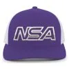 Pacific Headwear NSA Outline Series Purple Snapback Hat: 104-PUWH 2 Pacific Headwear NSA Outline Series Purple Snapback Hat: 104-PUWH -Cheap bat Store 104C S89 front