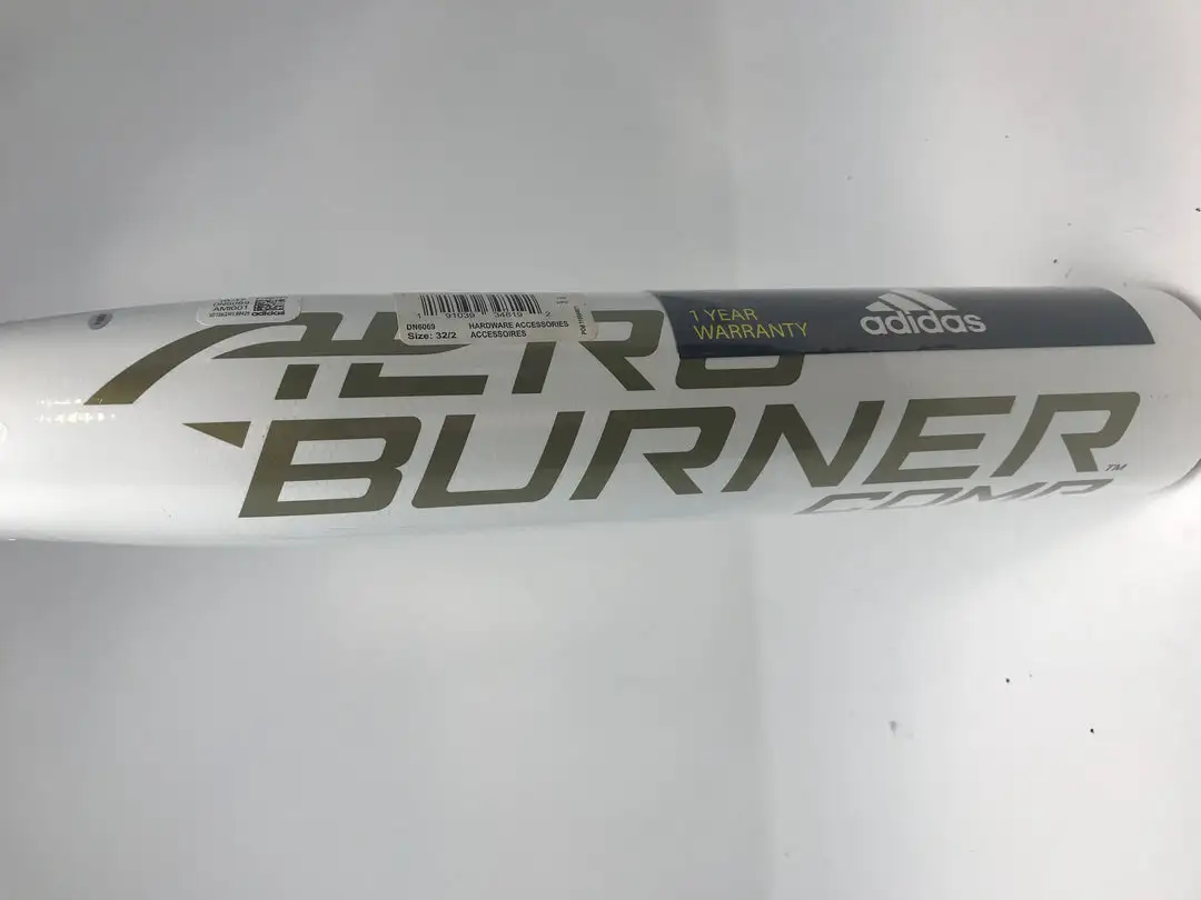Baseball Bats New Other Adidas ABC 32/22 Aero Burner White/Gold Senior League Baseball Bat 3 Baseball Bats New Other Adidas ABC 32/22 Aero Burner White/Gold Senior League Baseball Bat