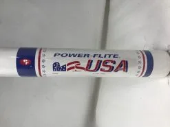 Non-USSSA Stamp New Power-Flite USA Fastpitch Softball Bat TS 78 Alloy 30/24 White/Red/Blue