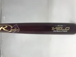 New Rawlings Sporting Goods Velo Matt Kemp Birch Wood Bat 34″ Brown Baseball Bats