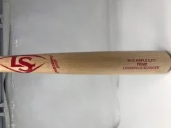 Baseball Bats New Louisville Slugger MLB Prime C271 America Maple Wood Baseball Bat 34 In Rd/Wht/Bl