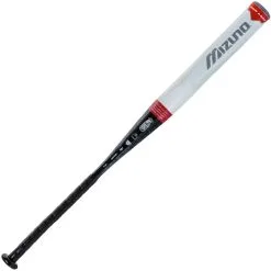 New Mizuno 340286 32/22 Whiteout White/Black Fastpitch Softball Bat