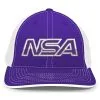Pacific Headwear NSA Outline Series Purple Flex Fit Hat: 404M-PUWH 2 Pacific Headwear NSA Outline Series Purple Flex Fit Hat: 404M-PUWH -Cheap bat Store 404M 450 front