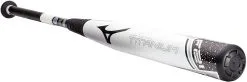 New Mizuno F21-TITANIUM -10 Fastpitch Softball Bat 2021 3 Piece Black/White USSSA 1.20 BPF Stamp