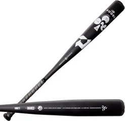 New DeMarini 2022 The Goods One Piece (-3) BBCOR Baseball Bat Black/White Baseball Bats