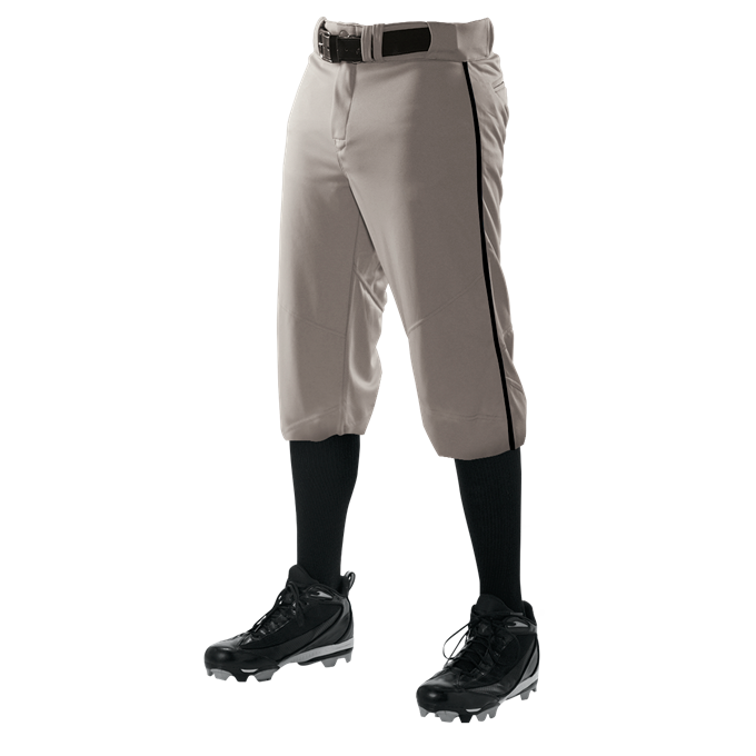 Alleson Adult Crush Knicker Baseball Pants With Piping: 655PKB 7 Alleson Adult Crush Knicker Baseball Pants With Piping: 655PKB - Image 5