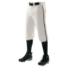 Alleson Adult Crush Knicker Baseball Pants With Piping: 655PKB -Cheap bat Store 655pkb whbk