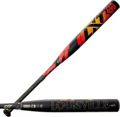 Softball Bats New Louisville Slugger 2022 LXT Fastpitch Softball Bat Series Black/Orange