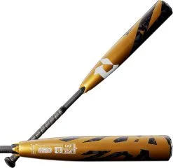 Baseball Bats New DeMarini 2022 Zoa USSSA Youth Baseball Bat 2 3/4″ Barrel Gold/Black