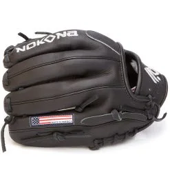 Nokona American KIP 11.5" Baseball Glove: A-1150-BK -Cheap bat Store A Black 1150 nokona ballglove 2