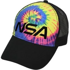 Pacific Headwear NSA Classic Series Neon Tie Dye Snapback Hat: TD9200-NR