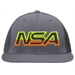 Pacific Headwear NSA Outline Series SUNRISE Flex Fit Hat: ES341-GR