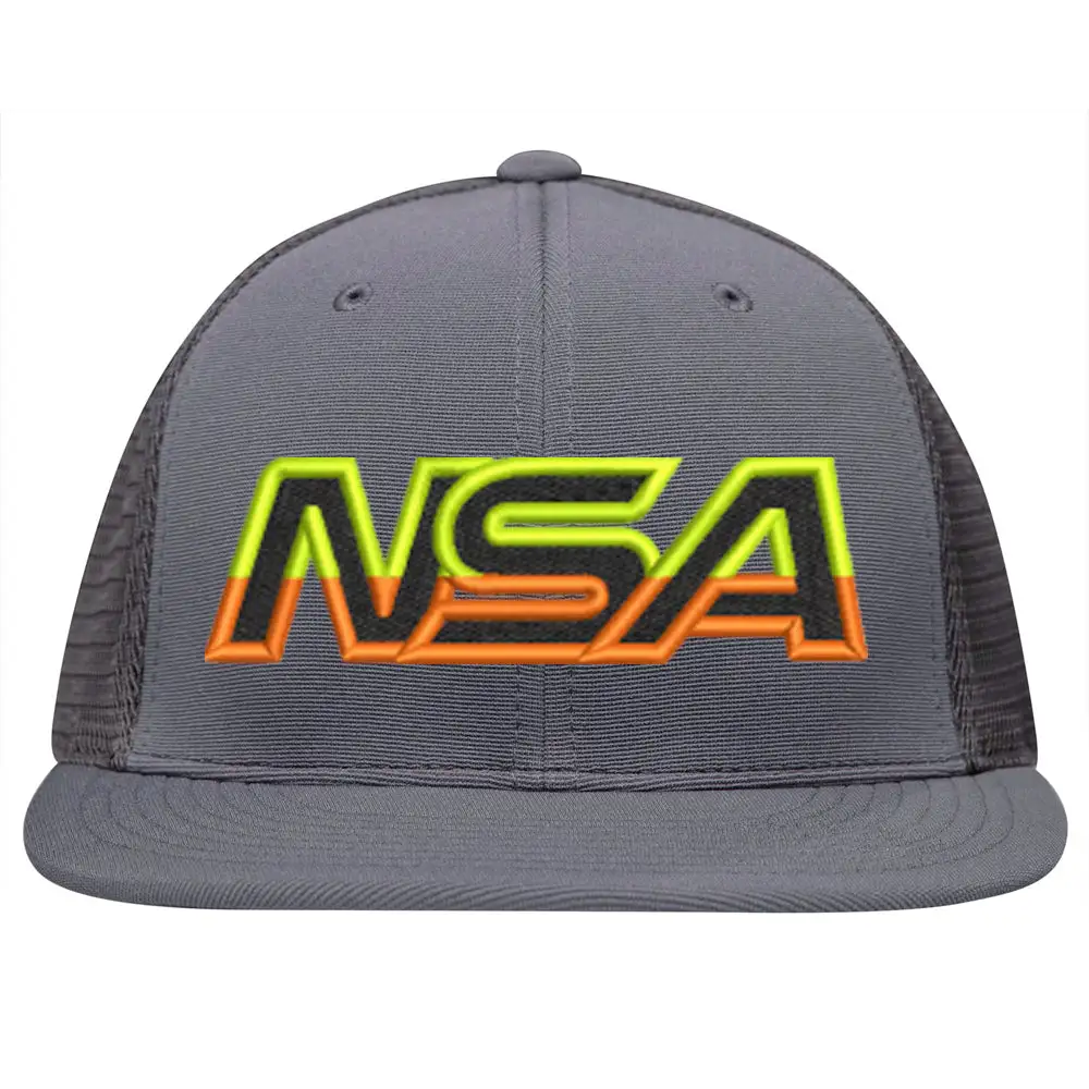 Pacific Headwear NSA Outline Series SUNRISE Flex Fit Hat: ES341-GR 3 Pacific Headwear NSA Outline Series SUNRISE Flex Fit Hat: ES341-GR