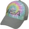 Pacific Headwear NSA Classic Series Pastel Tie Dye Snapback Hat: TD9200-PA -Cheap bat Store GreyTDHatNSA