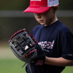 Marucci Caddo S Type 12" Baseball Glove: MFGCADD1200-GY/R -Cheap bat Store MFGCADD1200 1 52920.1623086661