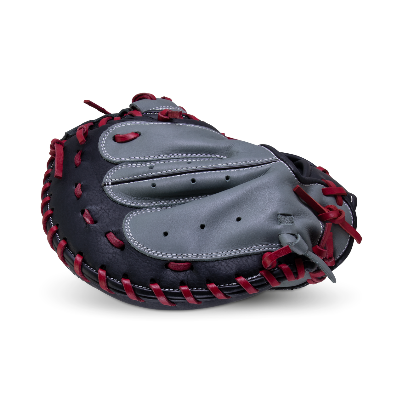 Marucci Caddo S Type 31" Baseball Catcher's Mitt: MFGCADD3100-GY/R 6 Marucci Caddo S Type 31" Baseball Catcher's Mitt: MFGCADD3100-GY/R - Image 4