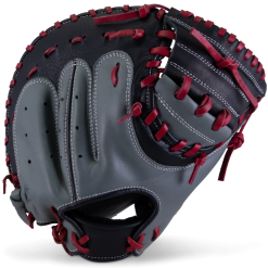 Marucci Caddo S Type 31" Baseball Catcher's Mitt: MFGCADD3100-GY/R