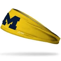 Junk University Of Michigan Logo Maize Headband