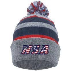 Pacific Headwear NSA Flag Series Beanie: 641K-HENVRD