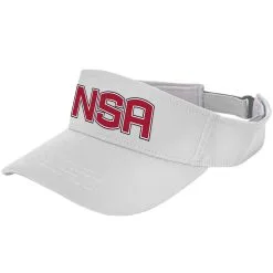 Champro Sports NSA Classic Series White Visor: HV6-W-RWB