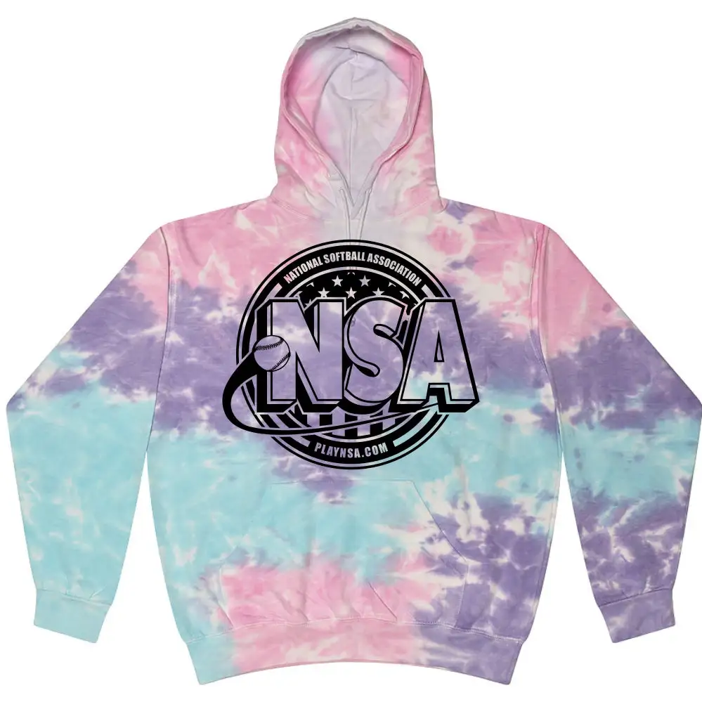 DSG Apparel National Softball Association NSA Crest Tie Dye Hoodie 3 DSG Apparel National Softball Association NSA Crest Tie Dye Hoodie