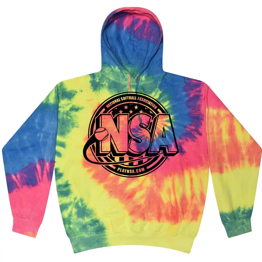 DSG Apparel National Softball Association NSA Crest Tie Dye Hoodie 4 DSG Apparel National Softball Association NSA Crest Tie Dye Hoodie - Image 2