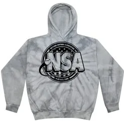 DSG Apparel National Softball Association NSA Crest Tie Dye Hoodie 7 DSG Apparel National Softball Association NSA Crest Tie Dye Hoodie -Cheap bat Store NSAFLAGLOGO1COLORTIEDYEHoodiesilver