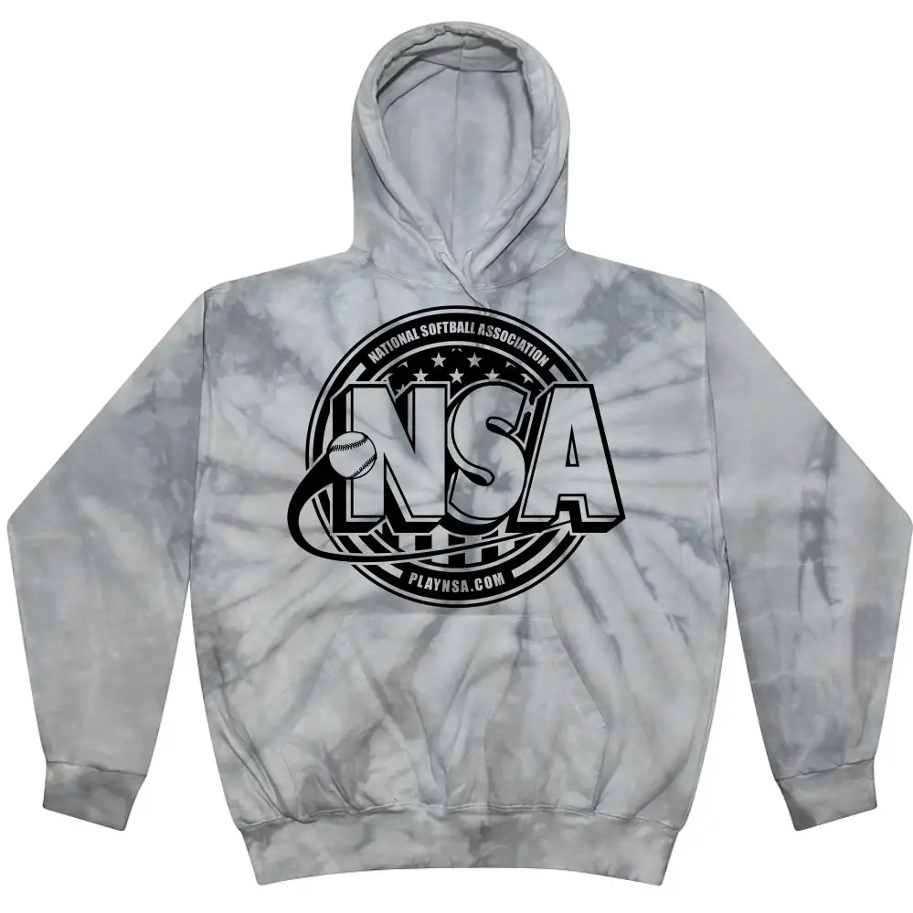DSG Apparel National Softball Association NSA Crest Tie Dye Hoodie 5 DSG Apparel National Softball Association NSA Crest Tie Dye Hoodie - Image 3