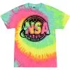 DSG Apparel National Softball Association NSA Crest Tie Dye Short Sleeve Shirt -Cheap bat Store NSAFLAGLOGO1COLORTIEDYEmintyrainbow 5796612f 17e0 48ec b264 853f4e2a41e4