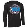 DSG Apparel National Softball Association NSA Dry Fit VICE Long Sleeve Shirt -Cheap bat Store NSAFLAGLOGO2COLOR PinkLightBlueWhiteonBlackLS