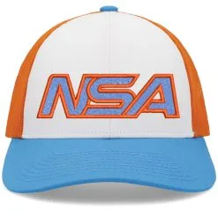 Pacific Headwear NSA Outline Series MIAMI Low-Pro Snapback Hat: P114-WHNOPT
