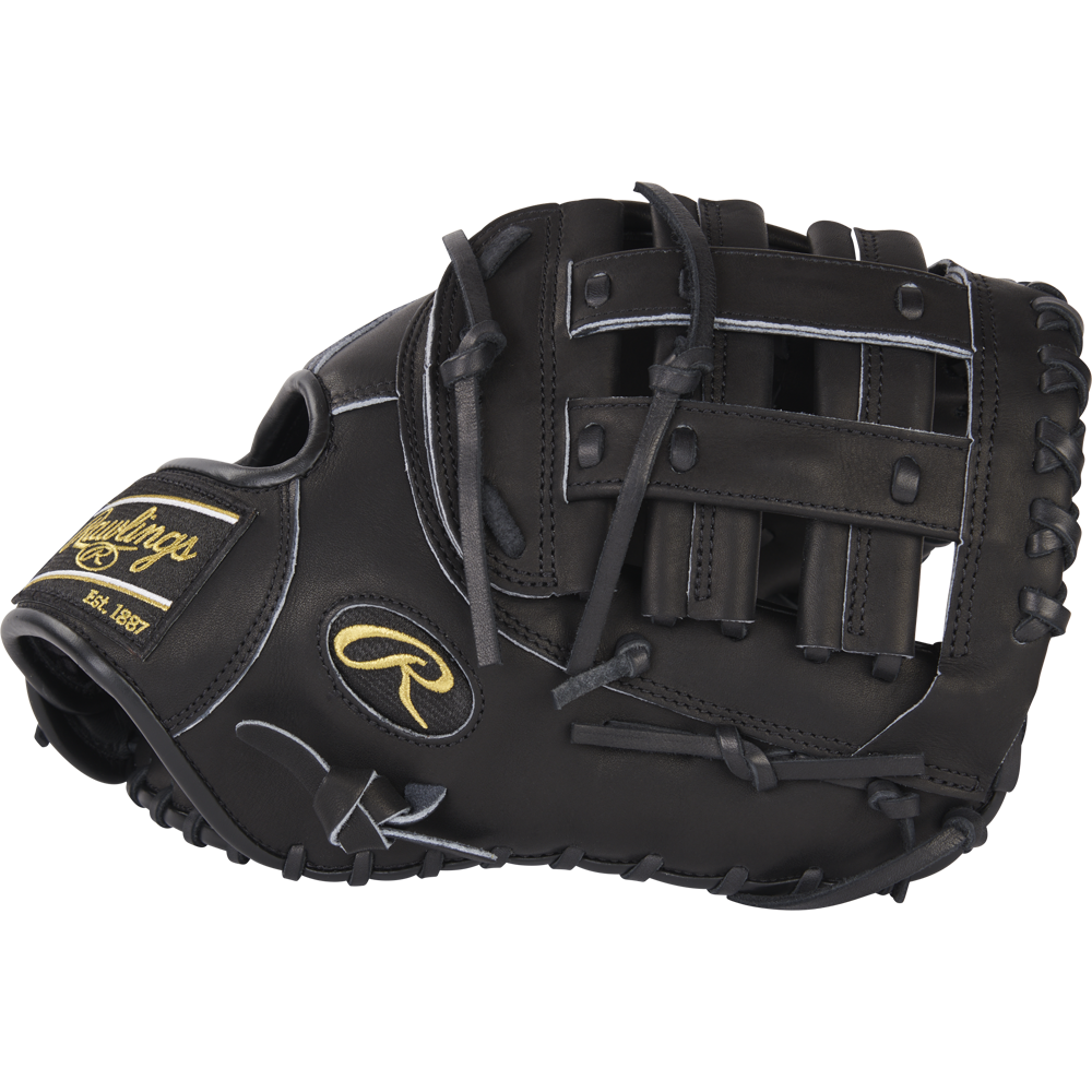 Rawlings Heart Of The Hide 12.5" Baseball First Base Mitt: PROFM18-17B 5 Rawlings Heart Of The Hide 12.5" Baseball First Base Mitt: PROFM18-17B - Image 3