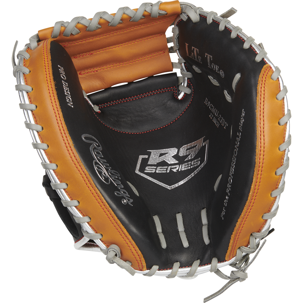 Rawlings R9 32" ContoUR Baseball Catcher's Mitt: R9CMU-23BT 4 Rawlings R9 32" ContoUR Baseball Catcher's Mitt: R9CMU-23BT - Image 2
