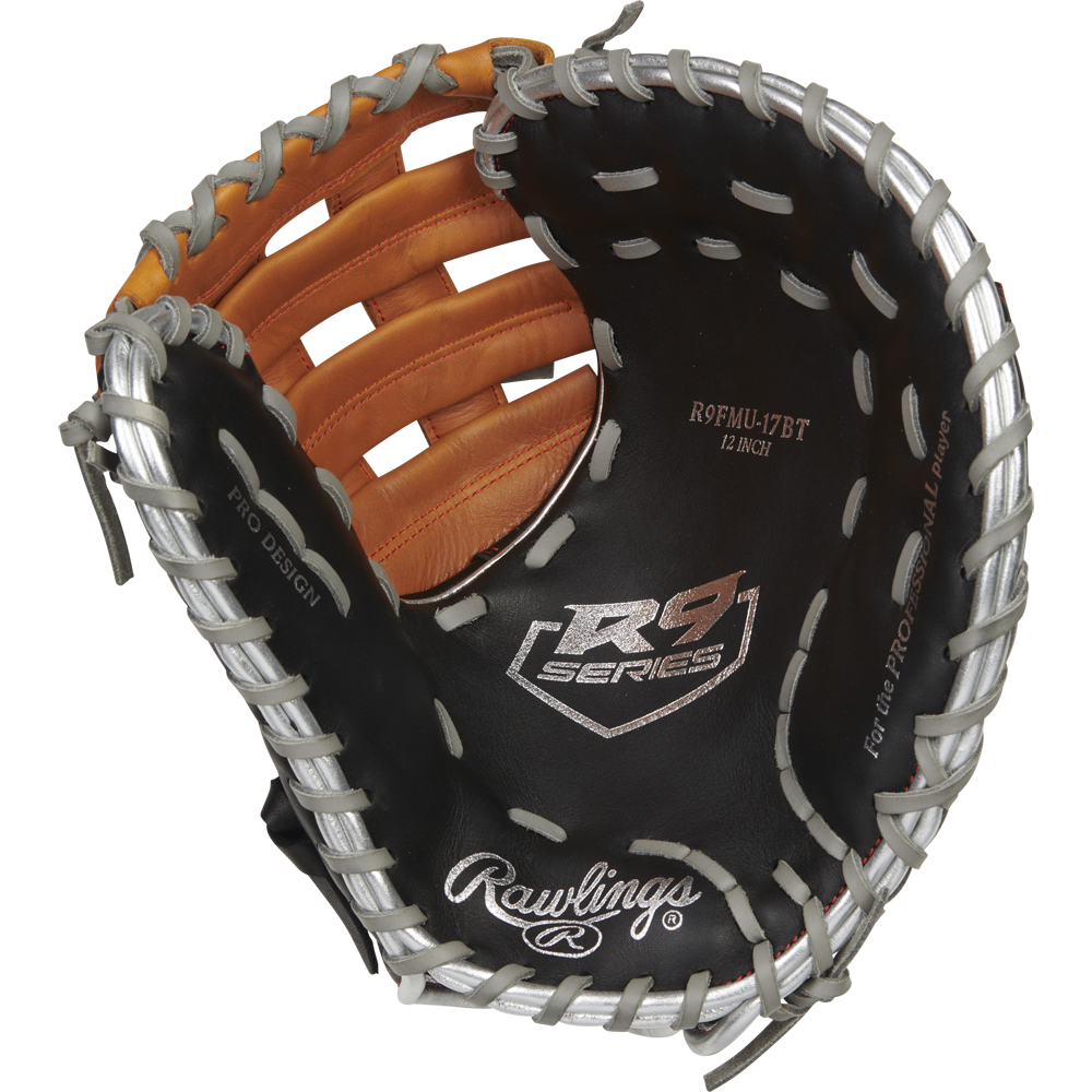 Rawlings R9 12" ContoUR Baseball First Base Mitt: R9FMU-17BT 4 Rawlings R9 12" ContoUR Baseball First Base Mitt: R9FMU-17BT - Image 2