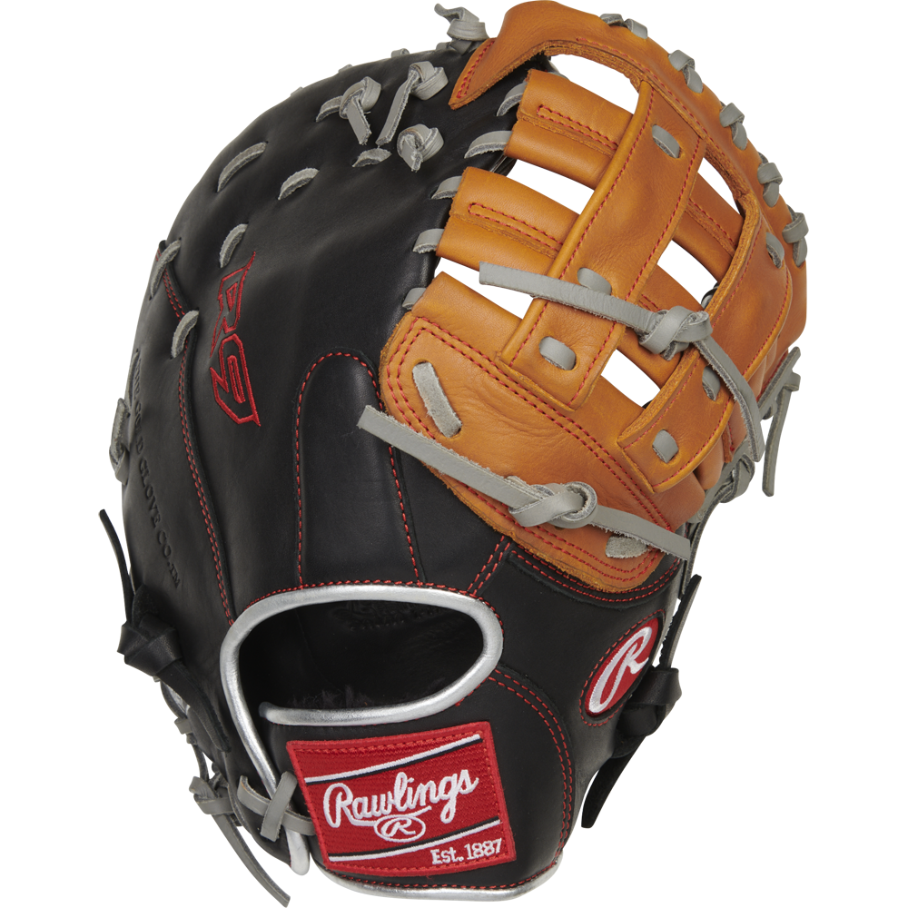 Rawlings R9 12" ContoUR Baseball First Base Mitt: R9FMU-17BT 3 Rawlings R9 12" ContoUR Baseball First Base Mitt: R9FMU-17BT