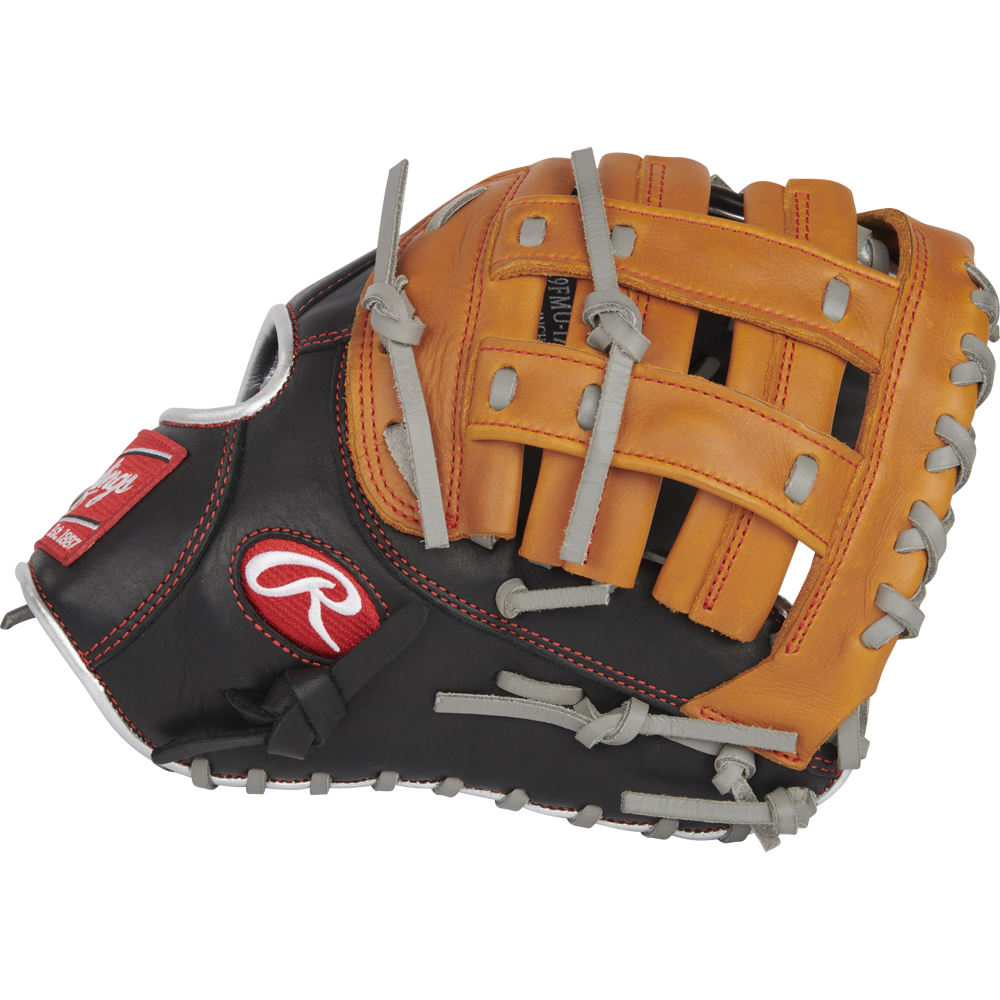 Rawlings R9 12" ContoUR Baseball First Base Mitt: R9FMU-17BT 5 Rawlings R9 12" ContoUR Baseball First Base Mitt: R9FMU-17BT - Image 3