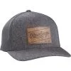 Rawlings Leather Patch Gray Snapback Hat: RSGLPH-GR -Cheap bat Store RSGLPH GR 5