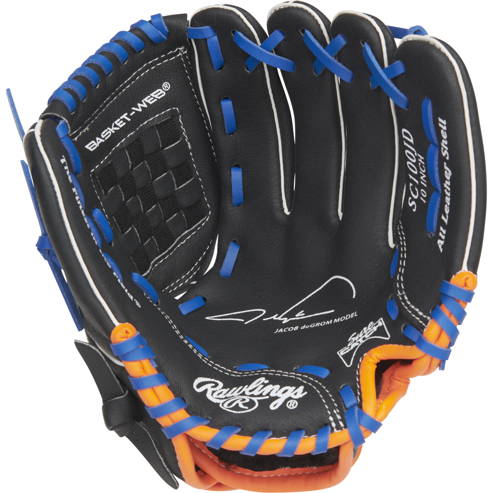 Rawlings Sure Catch 10" Jacob DeGrom Youth Baseball Glove: SC100JD 4 Rawlings Sure Catch 10" Jacob DeGrom Youth Baseball Glove: SC100JD - Image 2