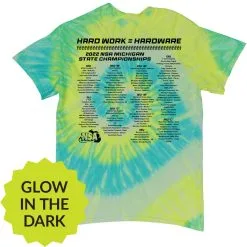 DSG Apparel 2022 NSA Michigan State Championships Fastpitch Tournament T-Shirt -Cheap bat Store STATE1colorBACK