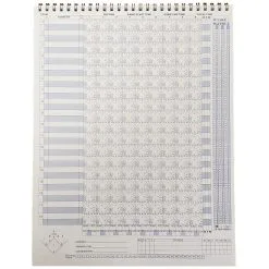 Athletic Specialties Diamond Sport Gear 18 Player Vertical Scorebook: SBB