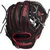 Wilson A1000 PFX2 11" Baseball Glove: WBW10013111 -Cheap bat Store WBW100131 0 A1000 PFX2 IF 11 Black Grey Red.png.cq5dam.web .1200.1200