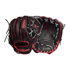 Wilson A1000 PFX2 11" Baseball Glove: WBW10013111 -Cheap bat Store WBW100131 8 A1000 PFX2 IF 11 Black Grey Red.png.cq5dam.web .1200.1200
