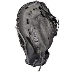 Wilson A1000 1620 12.5" Baseball First Base Mitt: WBW100140125 11 Wilson A1000 1620 12.5" Baseball First Base Mitt: WBW100140125 -Cheap bat Store WBW100140 3 A1000 1620 1B 125 Grey Black.png.cq5dam.web .1200.1200