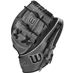Wilson A2K SC1787SS 11.75" SuperSkin Baseball Glove: WBW1008921175 -Cheap bat Store WBW100892 2 A2K IF 1787SC 1175 BlackSS GreyDimple Grey.png.cq5dam.web .1200.1200