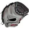 Wilson A500 32" Baseball Catcher's Mitt: WBW10090732 -Cheap bat Store WBW100907 0 A500 BB 32 Boys Black Grey Red.png.cq5dam.web .1200.1200