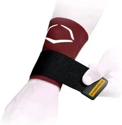 EvoShield Compression Wrist Sleeve With Strap: A160 -Cheap bat Store a160maroon