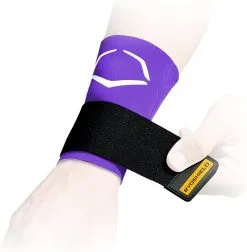 EvoShield Compression Wrist Sleeve With Strap: A160 -Cheap bat Store a160purple