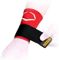 EvoShield Compression Wrist Sleeve With Strap: A160 -Cheap bat Store a160red