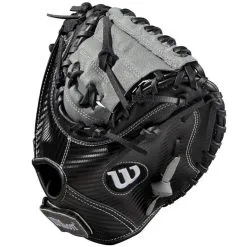 Wilson A360 31.5" Baseball Catcher's Mitt: WBW100190315 -Cheap bat Store a5bdac9d1f754757afa99f7fe868ae05fcca0e5c WBW100191 2 A360 Baseball 315 Black Grey